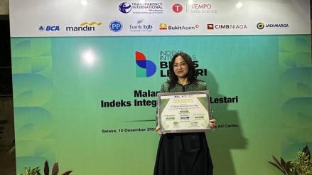Komitmen Bisnis Berkelanjutan, MNCN Sabet Penghargaan Indeks Integritas Bisnis Lestari 2024 (foto mnc media)