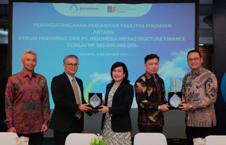 Dukung Program Pembangunan Tiga Juta Rumah, IIF Salurkan Rp300 Miliar ke Perumnas (foto: MNC media)