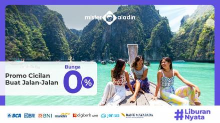Ada Promo Cicilan 0 Persen, Liburan Asyik Tanpa Beban Biaya. (Foto MNC Media)