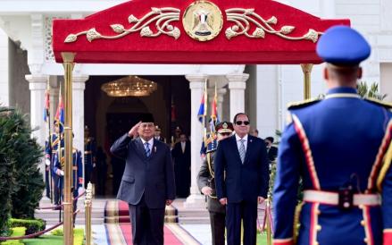 Prabowo Undang Presiden Mesir Kunjungi Indonesia. (Foto: MNC Media)