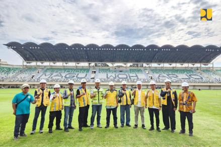 Kementerian PU Rampungkan Pembangunan Stadion Maguwoharjo Senilai Rp108,97 Miliar. (Foto: MNC Media)