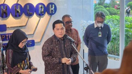 Erick Thohir Kumpulkan Bos Maskapai hingga Operator Bandara, Bahas Kecelakaan Pesawat di Luar Negeri. Foto: MNC Media.
