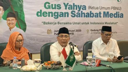 Tanggapan Ketua Umum PBNU soal Polemik Kenaikan PPN Jadi 12 Persen. (Foto Binti M/MPI)