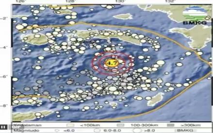 Gempa Magnitudo 4,7 Guncang Maluku Tengah, Tidak Memicu Tsunami. (Foto: MNC Media)