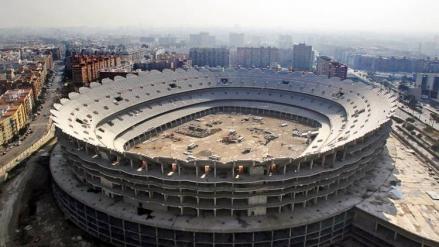 Valencia CF resmi mengamankan pendanaan senilai 322 juta euro untuk melanjutkan pembangunan stadion Nou Mestalla. (foto: iNews Media)