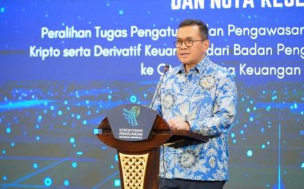 Dalam sebelas bulan pertama di 2024, nilai transaksi aset kripto mencapai lebih dari Rp500 triliun. (Foto: Dok. Kemendag)