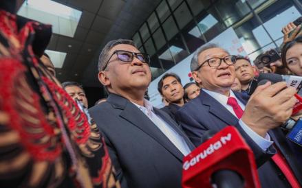 Hakim PN Jakarta Selatan menolak praperdilan Hasto Kristianto (Foto:Aldhi Chandra/MPI)