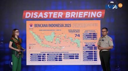 BNPB Catat 74 Kejadian Bencana Landa Indonesia di Awal 2025, Mayoritas Banjir. (Foto: MNC Media)