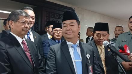 Pj Gubernur DKI Jakarta Buka Opsi Take Down Aplikasi Koin Jagat. (Foto: MNC Media)