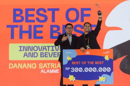 Direktur Utama Bank Mandiri, Darmawan Junaidi (kiri), menyampaikan rasa bangga atas penyelenggaraan WMM 2024. (Foto: Dok. Bank Mandiri)