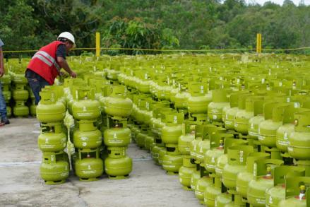 Ternyata Segini Harga Gas LPG 3 Kg dari Distributor. (Foto: MNC Media)