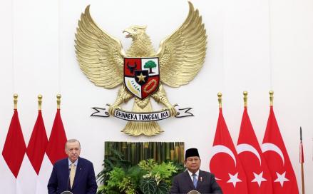 Erdogan Praises Indonesia's Stance on Palestinian Issue. (Photo: tccb.gov.tr)