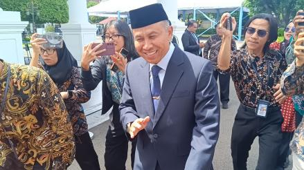 Mohammad Syafii Tiba di Istana, Disebut-Sebut Bakal Dilantik Jadi Kabasarnas. (Foto: MNC Media)