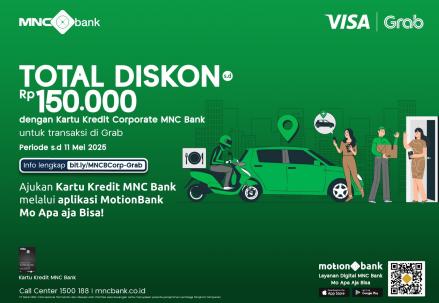 Transaksi di Grab Serba Hemat dengan Kartu Kredit MNC Bank. (Foto: MNC Media)