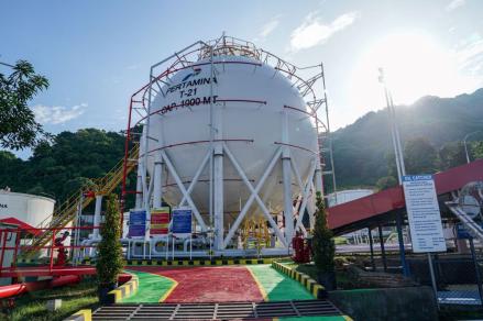 Terminal LPG Bima Resmi Beroperasi, Perkuat Distribusi Gas di Indonesia Timur. Foto: MNC Media.