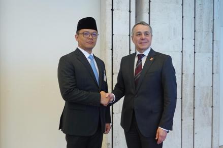 Indonesia Incar Investasi Swiss di Sektor Pengolahan Mineral Kritis. (Foto: Kemlu)