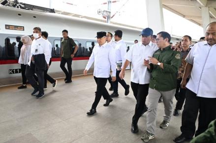 Menhub Bakal Percepat Bangun Akses Jalan Stasiun Kereta Cepat Karawang (foto ist)