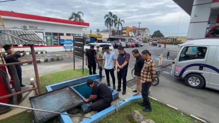 Polda Sumut Sidak SPBU, Pastikan Stok BBM Aman Jelang Ramadan dan Idul Fitri. (Foto: MNC Media)