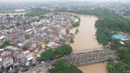 BRIN Ungkap Penurunan Muka Tanah Jadi Faktor Utama Banjir Jabodetabek (Foto: MNC Media)