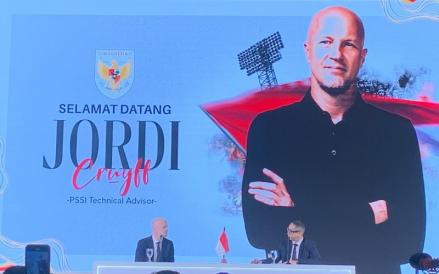Jordi Cruyff resmi diperkenalkan ke publik sebagai penasihat teknis PSSI.