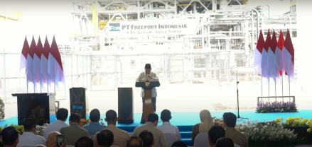 Peresmian Smelter Emas di Gresik, MIND ID: Bisa Menyerap Tenaga Kerja (FOTO:Dok Ist)