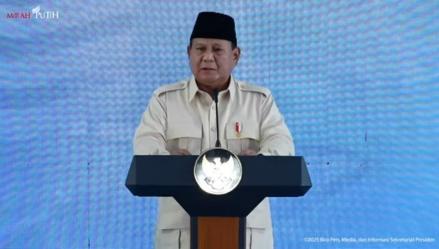 Presiden Prabowo Subianto menyadari komunikasi pemerintahannya berjalan kurang baik. Dia siap bertanggung jawab memperbaiki. (foto: MNC Media)