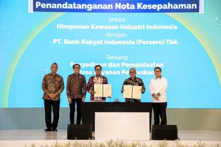 BRI Gandeng HKI Dorong Pertumbuhan Ekonomi dan Optimalisasi Kawasan Industri. Foto: MNC Media.