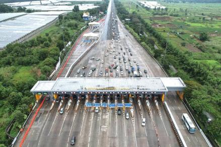 Angka kecelakaan di momen arus mudik dan arus balik Lebaran 2025 menurun dibanding 2024. (Foto: MNC Media)