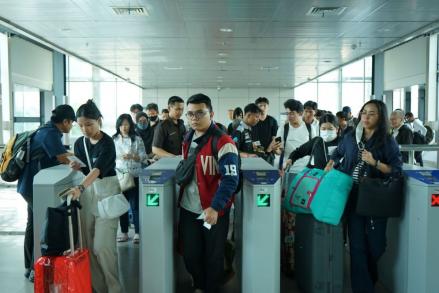 KA Bandara Kualanamu Layani 148 Ribu Penumpang di Libur Lebaran 2025. (Foto: MNC Media)