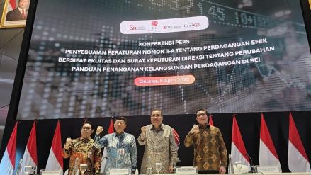Dirut BEI Buka Suara soal Alasan Ubah Kebijakan ARB dan Trading Halt. (Foto Cahya/IDXChannel)