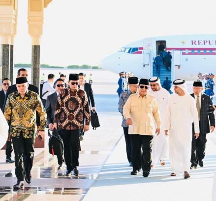 Prabowo Temui Presiden MBZ di Abu Dhabi, Bahas Kerja Sama Bilateral. Foto: MNC Media.