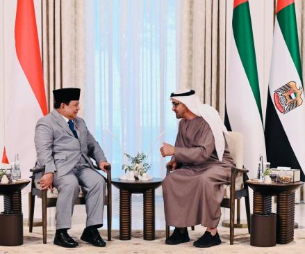 Prabowo Bertemu MBZ di Abu Dhabi, Cari Jalan Perdamaian untuk Gaza. (Foto: Dok. Setpres)