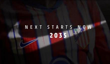 Atletico Madrid mengumumkan perpanjangan kerja sama dengan Nike hingga 2035. Nilai kontrak itu dikabarkan mencapai 28 juta euro per tahun. (foto: Atletico)