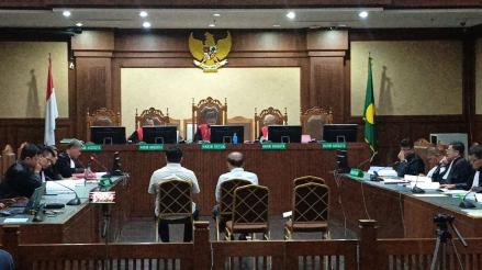 Lima Anak Usaha Duta Palma Didakwa Rugikan Negara Rp4,7 Triliun Terkait Pengolahan Sawit. (Foto: Nur Khabibi/MNC Media)