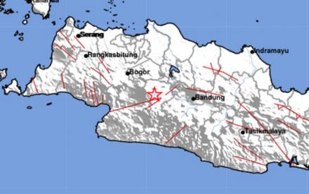 Gempa bumi berkekuatan Magnitudo 2,6 mengguncang Cianjur, Jawa Barat. (BMKG)
