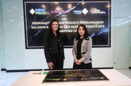 Liliana Tanoesoedibjo Apresiasi Proyek Air Bersih Miss Indonesia untuk Warga Serang. Foto: MNC Media.