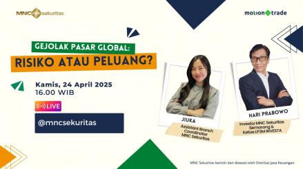 IG Live ini akan dipandu oleh Assistant Branch Coordinator MNC Sekuritas Jiuka. Langsung melalui Instagram @mncsekuritas. (foto: iNews Media Group).