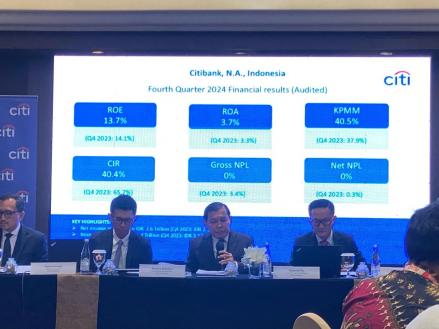 Citi Indonesia (Citibank) Raih Laba Rp2,6 Triliun pada 2024, Ini Pendorongnya. (Foto Anggie/MPI)