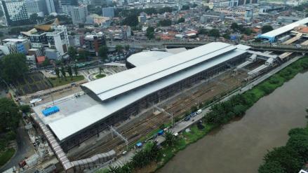 Proyek Pengembangan Stasiun Tanah Abang Capai Progres 98,99 Persen. Foto: dok. PTPP.