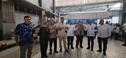 Menteri PKP Maruarar Sirait bertemu Menteri Imigrasi dan Pemasyarakatan Agus Andrianto membahas pembangunan rumah di lapas. Foto: Iqbal Dwi/Inews Media Group.