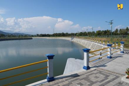 Infrastruktur pengendali banjir Bandara Internasional Yogyakarta (YIA). (Foto: Dok. Kementerian PU)