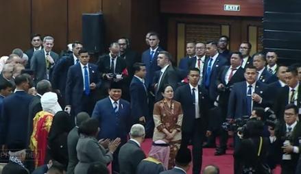 Prabowo Hadiri Pembukaan Konferensi ke-19 PUIC di DPR RI. (Foto: Youtube TV Parlemen)