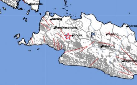 Gempa Bumi Magnitudo 2,9 Guncang Kota Bogor, Pusat Getaran di Darat(Foto: BMKG)