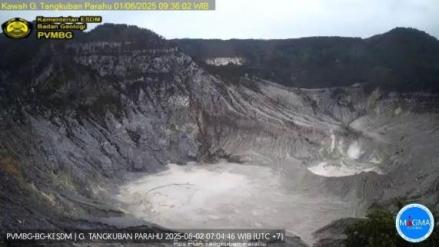 Aktivitas Gunung Tangkuban Parahu Meningkat, Waspadai Erupsi Tanpa Gejala. (Foto Istimewa)