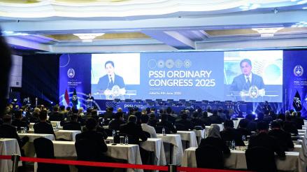 Kongres Biasa PSSI 2025 yang digelar hari ini di Jakarta menjadi momentum strategis bagi penguatan sinergi antara sepak bola dan futsal nasional. (Foto: PSSI)