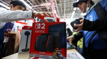 Penjualan Nintendo Switch 2 mencapai 3,5 juta unit hanya dalam empat hari setelah dirilis. Hasil itu berimbas terhadap nilai saham Nintendo. (foto: iNews Media)