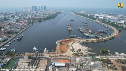Tanggul Laut di Pesisir Teluk Jakarta Tahap 7 Segera Dibangun. (Foto Kementerian PU)