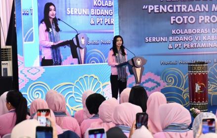Selvi Ananda Berharap Produk UMKM di NTB Bisa Go Global (FOTO:Ramli N)