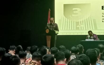 Ketua MA Ingatkan Hakim Baru Tak Perlu Ketuk Pintu Pimpinan Jika Ingin Naik Jabatan (Felldy Utama/iNews Media Group)