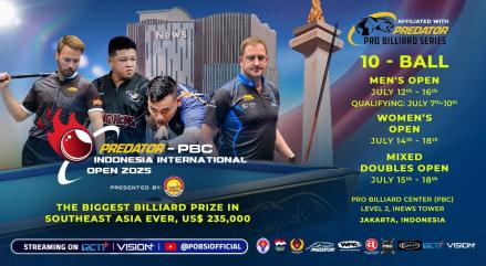 RI Jadi Tuan Rumah Predator PBC Indonesia International Open 2025 (FOTO:Dok Ist)